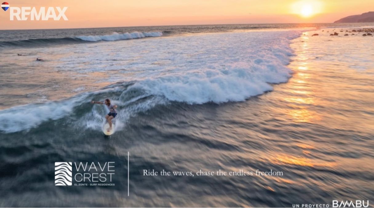 WAVE CREST | Apartamento de 1 Habitación | Nivel 2 | Playa El Zonte, Surf City