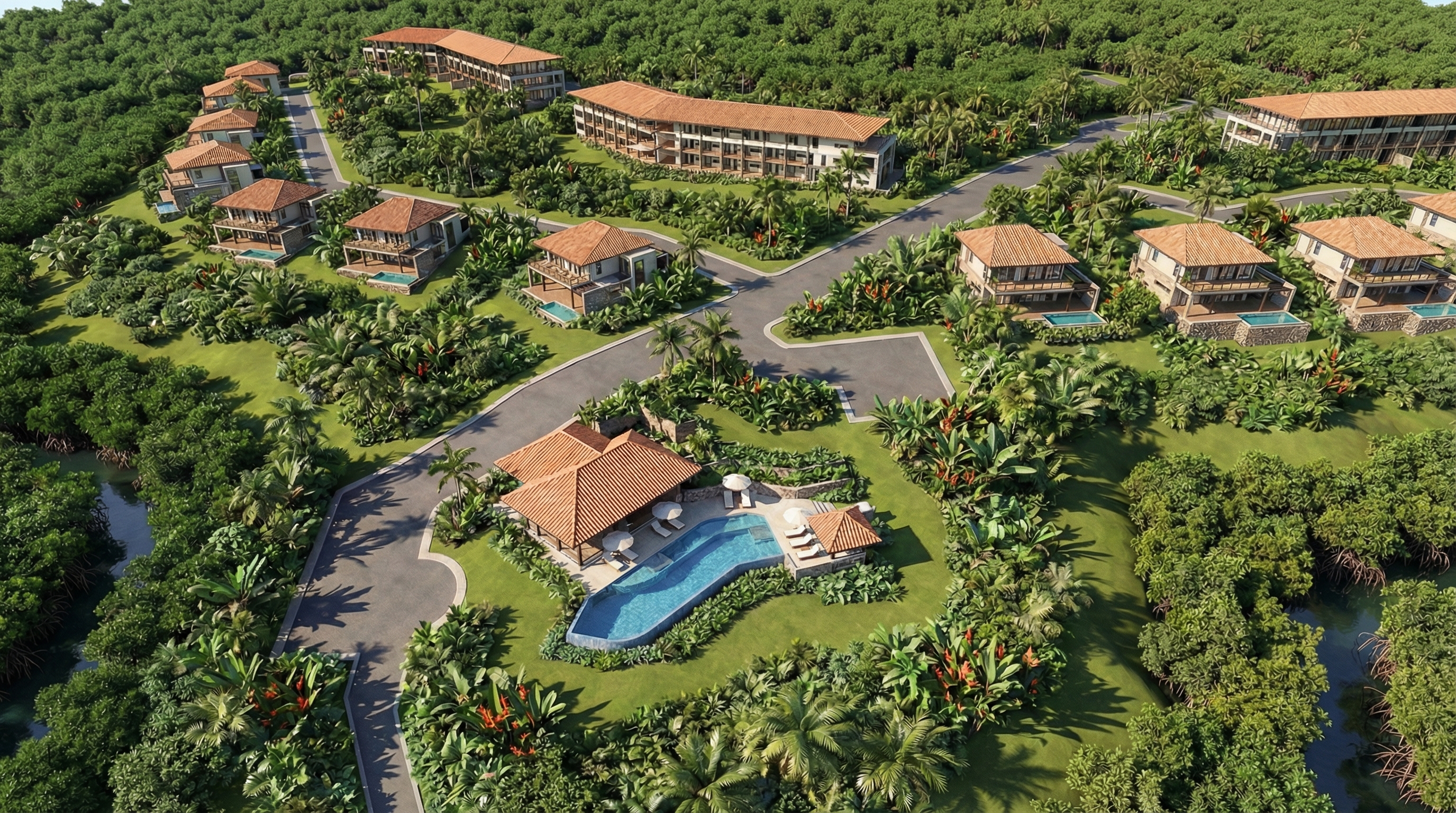 RE/MAX real estate, Panama, Renacimiento - Colinas del Golf, Garden-Level 3BR Condo in a Panama Sportfishing Resort – Villa Space, Condo Ease